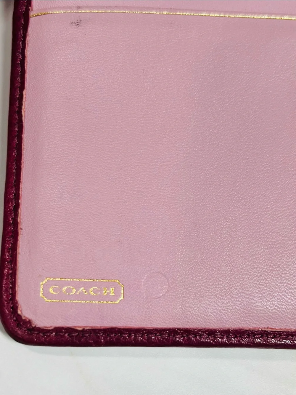 Coach Khaki/Berry Signature 